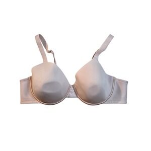 Vanity Fair Radiant Bra 76528 Women's 42C Full Figure Underwr Beige Lined FR/SHP